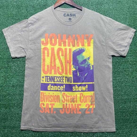 Johnny Cash Tan Shirt Poster L - Picture 1 of 4